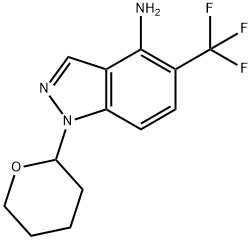 1-(Tetrahydro-2H-pyran-2-yl)-5-(trifluoromethyl)-1H-indazol-4-amine|1-(Tetrahydro-2H-pyran-2-yl)-5-(trifluoromethyl)-1H-indazol-4-amine