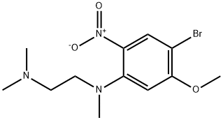 N1-(4-bromo-5-methoxy-2-nitrophenyl)-N1,N2,N2-trimethylethane-1,2-diamine 结构式
