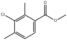 3-Chloro-2,4-dimethylbenzoic acid methyl ester Struktur