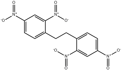 Benzene,1,1'-(1,2-ethanediyl)bis(2,4-dinitro-) Struktur