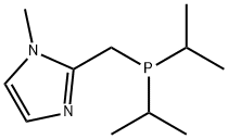 2-{[bis(propan-2-yl)phosphanyl]methyl}-1-methyl-1H-imidazole 结构式