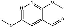 3,6-Dimethoxy-4-pyridazinecarboxaldehyde Structure