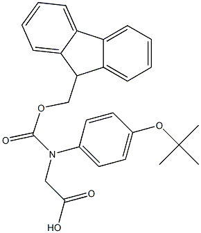N-FMOC-RS-4-叔丁氧基苯甘氨酸,265320-98-7,结构式