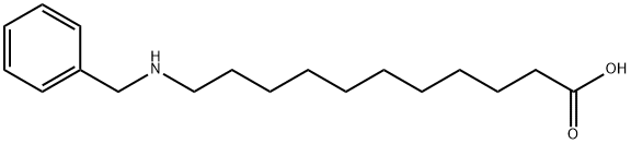 11-[(phenylmethyl)amino]- Undecanoic acid Structure
