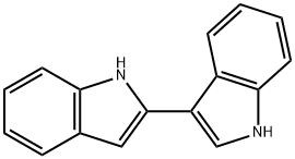 2,3′-ビ(1H-インドール) 化学構造式