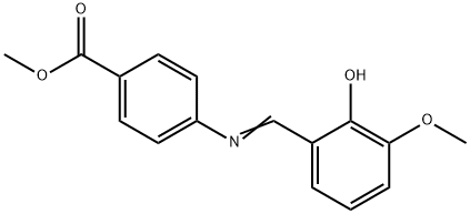 27722-26-5 methyl 4-[(2-hydroxy-3-methoxybenzylidene)amino]benzoate