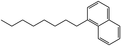 Naphthalene, 1-octyl- Structure