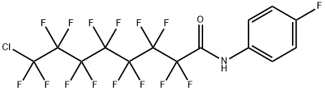 8-chloro-2,2,3,3,4,4,5,5,6,6,7,7,8,8-tetradecafluoro-N-(4-fluorophenyl)octanamide Structure