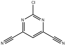 4,6-Pyrimidinedicarbonitrile,2-chloro-, 29872-58-0, 结构式