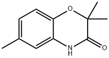2,2,6-三甲基-2H-苯并[B][1,4]噁嗪-3(4H)-酮, 29936-64-9, 结构式