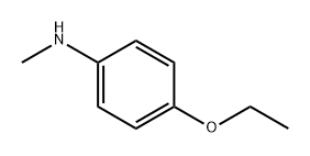 N-甲基对乙氧基苯胺 结构式