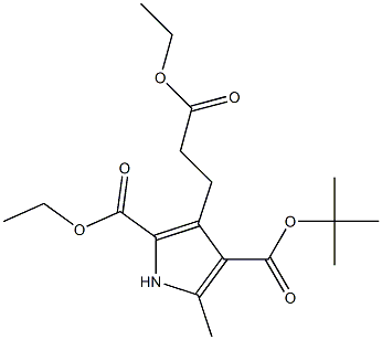 1H-Pyrrole-2,4-dicarboxylicacid, 3-(3-ethoxy-3-oxopropyl)-5-methyl-, 4-(1,1-dimethylethyl) 2-ethyl ester