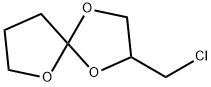 1,4,6-Trioxaspiro[4.4]nonane, 2-(chloromethyl)- Structure