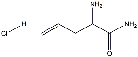 RS-烯丙基甘氨酰胺盐酸盐, 375859-37-3, 结构式
