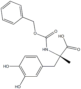 DL-3-hydroxy-a-methyl-N-[(phenylmethoxy)carbonyl]- Tyrosine Structure