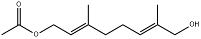 (E,E)-8-乙酰氧基-2,6-二甲基-2,6-辛二烯-1-醇,37905-03-6,结构式