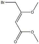 2-Butenoic acid, 4-bromo-3-methoxy-, methyl ester, (2Z)- Struktur
