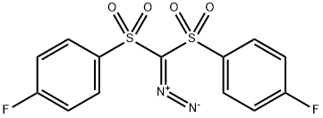 Bis(4-fluorophenylsulfonyl) diazomethane Structure