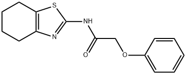 2-phenoxy-N-(4,5,6,7-tetrahydrobenzo[d]thiazol-2-yl)acetamide Struktur