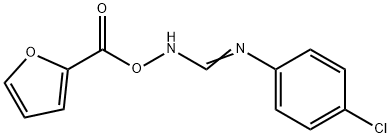4-chloro-N'-[(furan-2-ylcarbonyl)oxy]benzenecarboximidamide Structure