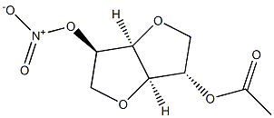 (3S,3aR,6R,6aS)-6-(nitrooxy)hexahydrofuro[3,2-b]furan-3-yl acetate Structure
