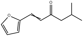 1-(2-furyl)-5-methyl-hex-1-en-3-one 化学構造式