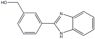 (3-(1H-Benzo[d]imidazol-2-yl)phenyl)methanol 结构式