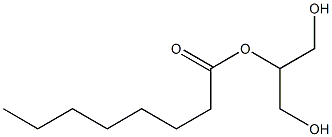 Octanoic acid, 2-hydroxy-1-(hydroxymethyl)ethyl ester Struktur