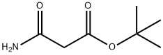 Propanoic acid, 3-amino-3-oxo-, 1,1-dimethylethyl ester 化学構造式