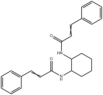 N,N'-1,2-cyclohexanediylbis(3-phenylacrylamide) Structure