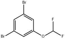 1,3-二溴-5-(二氟甲氧基)苯, 433939-48-1, 结构式