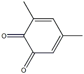 3,5-Cyclohexadiene-1,2-dione, 3,5-dimethyl- Structure