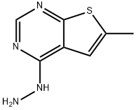 (6-Methyl-thieno[2,3-d]pyrimidin-4-yl)-hydrazine Structure