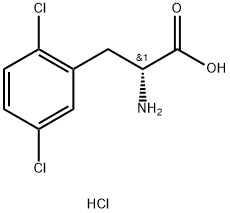2,5-Dichloro-D-Phenylalanine hydrochloride Struktur