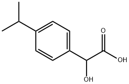 2-羟基-2-(4-异丙基苯基)乙酸 结构式