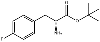 D-4-氟苯丙氨酸叔丁酯盐酸盐, 465538-48-1, 结构式
