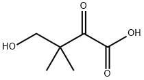Butanoic acid, 4-hydroxy-3,3-dimethyl-2-oxo- Struktur