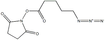 2,5-Pyrrolidinedione, 1-[(5-azido-1-oxopentyl)oxy]- Struktur