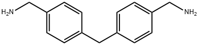 [4-[[4-(aminomethyl)phenyl]methyl]phenyl]methanamine Struktur