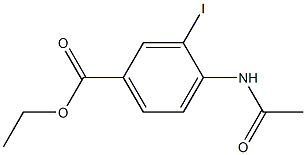 Ethyl 4-acetamido-3-iodobenzoate,494799-27-8,结构式