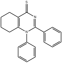 4(1H)-Quinazolinethione, 5,6,7,8-tetrahydro-1,2-diphenyl- Struktur
