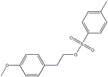 1-[2-(4-methoxyphenyl)ethoxysulfonyl]-4-methyl-benzene Struktur