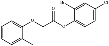 2-bromo-4-chlorophenyl (2-methylphenoxy)acetate|