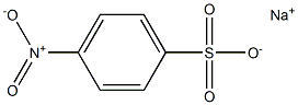 Benzenesulfonic acid, 4-nitro-, sodium salt Struktur