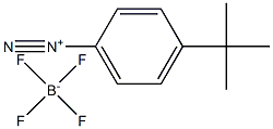 Benzenediazonium, 4-(1,1-dimethylethyl)-, tetrafluoroborate(1-) Struktur