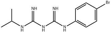 1-(4-bromo-phenyl)-5-isopropyl-biguanide,537-78-0,结构式