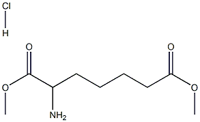 RS-2-氨基庚二酸二甲酯盐酸盐, 53931-78-5, 结构式
