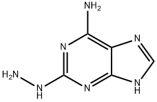 9H-Purin-6-amine,2-hydrazinyl- Struktur