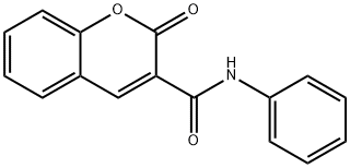 2-oxo-N-phenyl-chromene-3-carboxamide Struktur