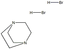 1,4-ジアザビシクロ[2.2.2]オクタン二臭化水素酸塩 化学構造式